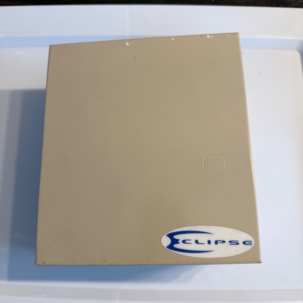 Eclipse ECL-PS8DC CCTV 8 Channel Fused‎ Power Supply Box Mean Well Tan Metal